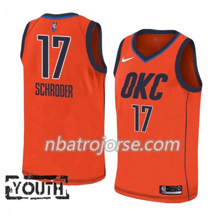 Barn Oklahoma City Thunder Tröja Steven Adams 17 2018-19 Nike Rosa Swingman